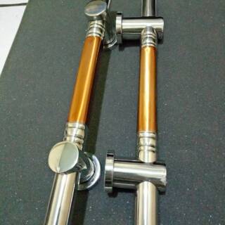 Pull handle pintu  oval  gold coklat kaki besar tarikan 