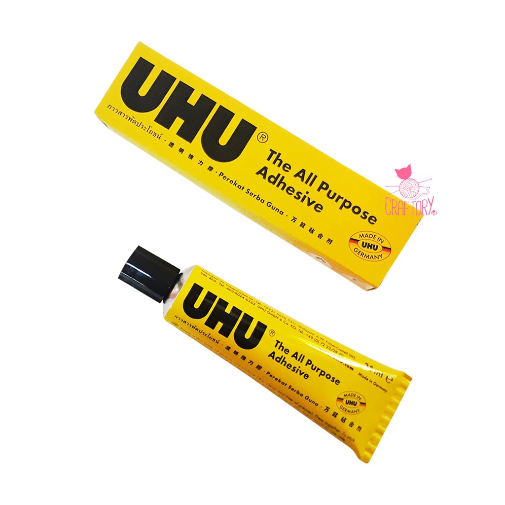 

UHU 35 ml Multipurpose Glue Lem Bening Serbaguna 35ml All Purpose Adhesive