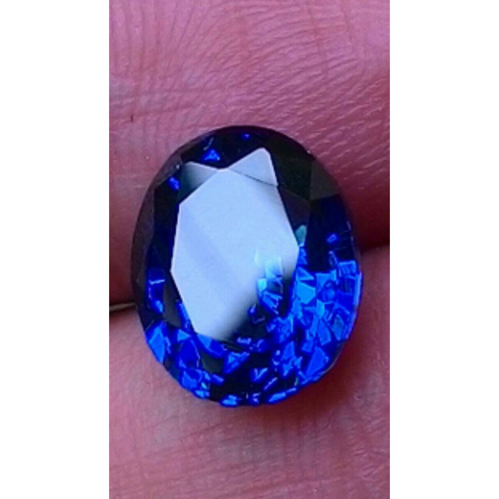 Batu akik blue safir crystal