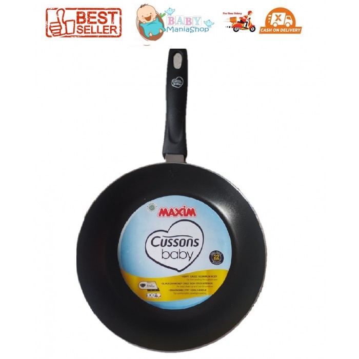 Maxim Fry Pan Teflon Diameter 22cm by Cussons Baby Babymaniashopid