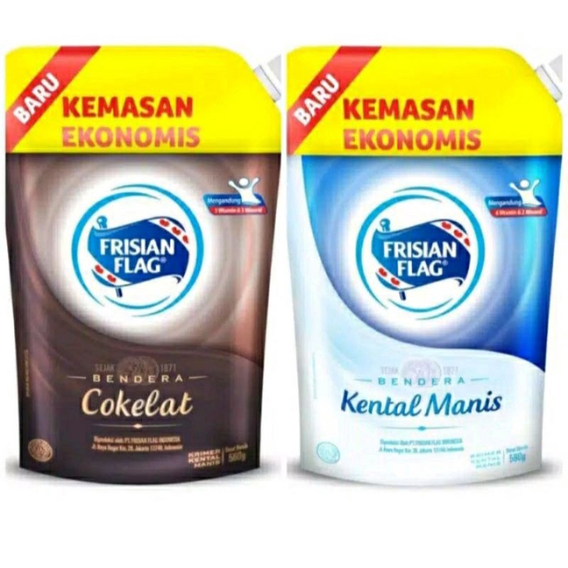 

Frisian Flag Susu Bendera Kental Manis Pouch 545 gr