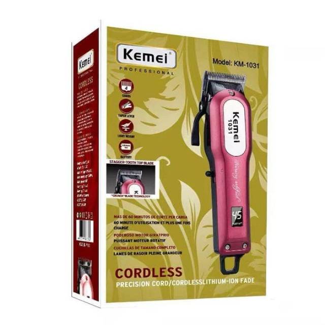 Kemei KM - 1031 Alat Cukur Rambut Hair Clipper Cordless Precision Kemei  KM - 1031