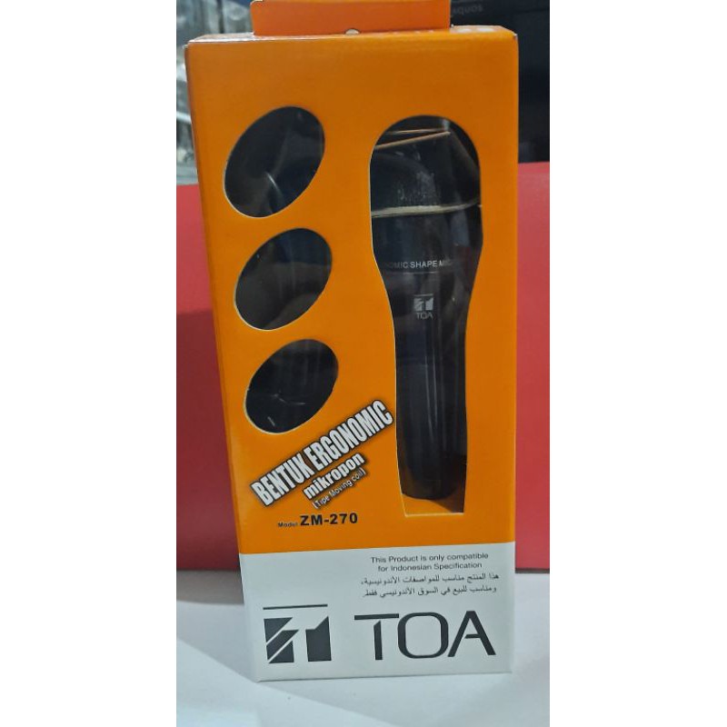 Mic Toa Zm 270 Dynamic (Mic Dynamic Toa 270) DUA TUJUH PULUH