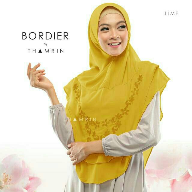 HIJAB KHIMAR BORDIER JILBAB BERGO KERUDUNG SYARI INSTAN PREMIUM THAMRIN SALE DISKON MURAH TERBARU