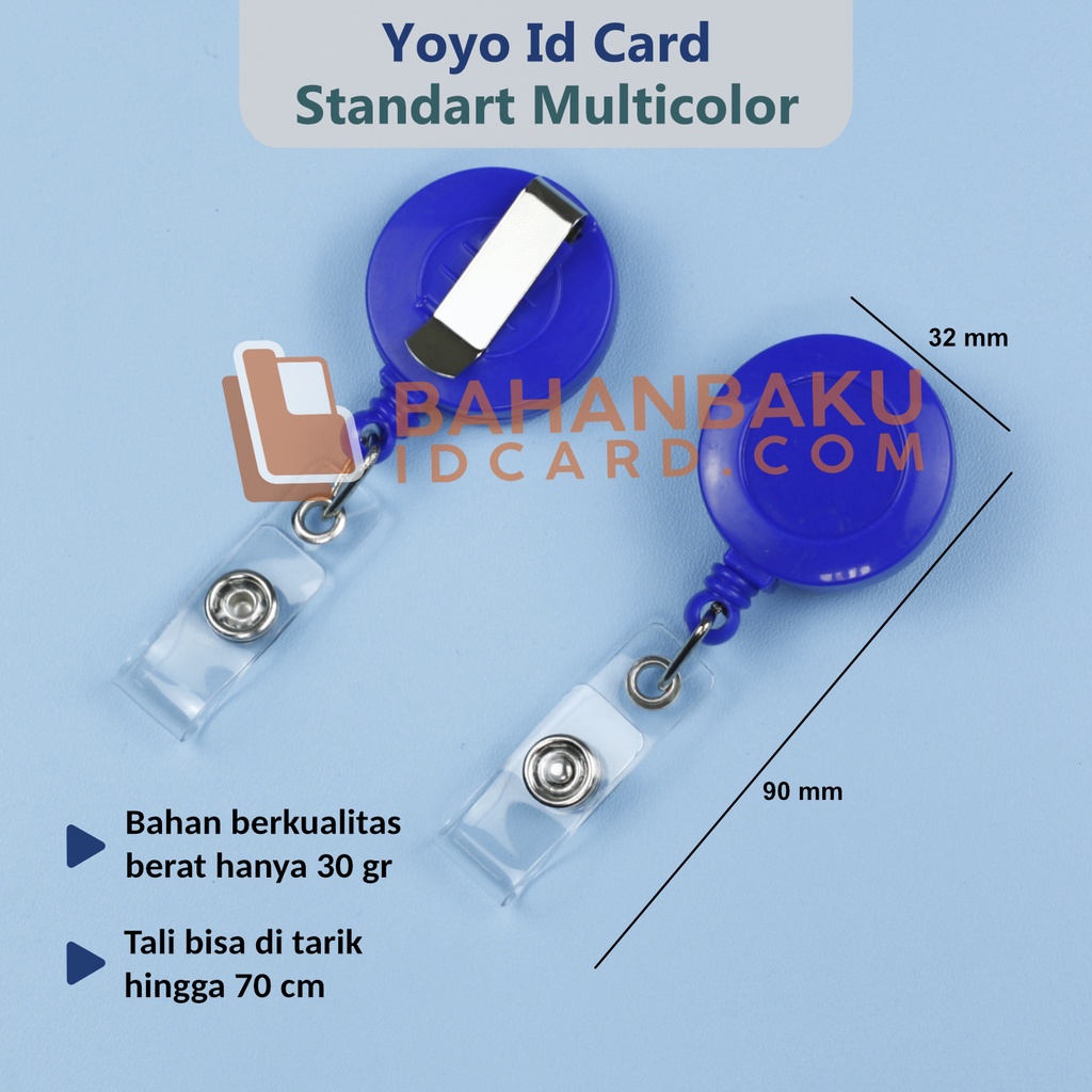 YOYO STANDAR gantungan idcard / kaitan id card / yoyo logo resin / resin logo