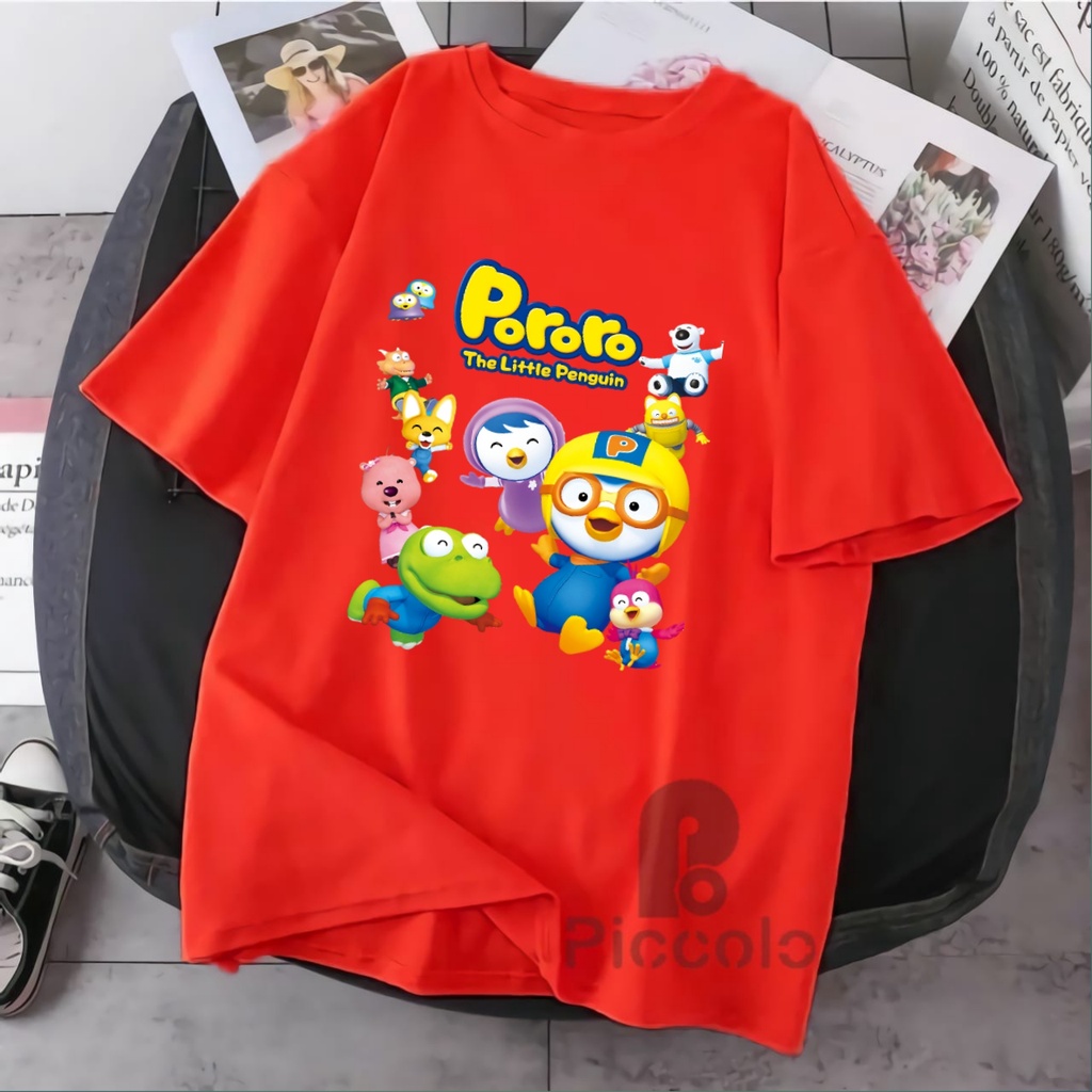 KAOS ANAK PORORO ATASAN BAHAN PREMIUM