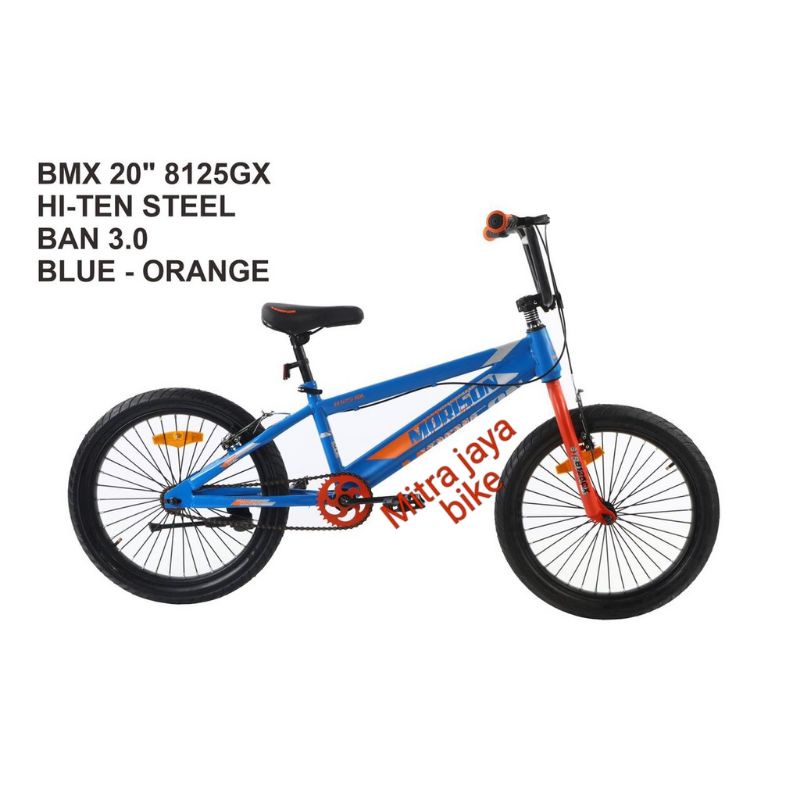 SEPEDA BMX 20" Morison 8125 GX Frame besi spoke motor ban jumbo 2.3.0