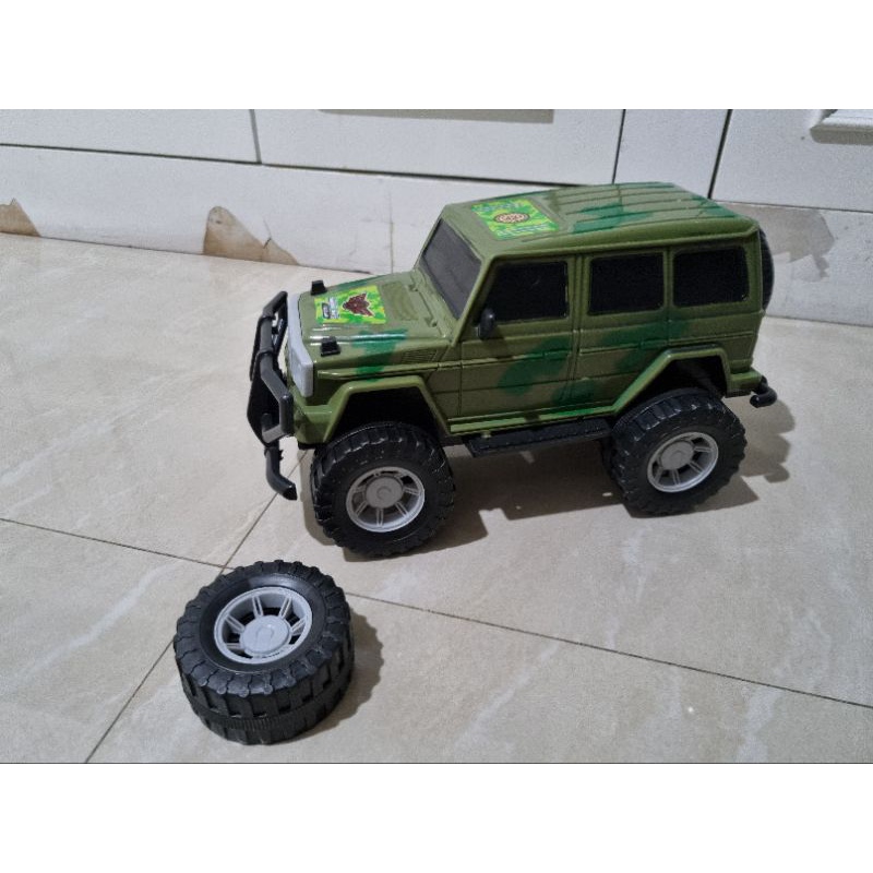 mainan mobil mobilan jeep besar - polisi patroli tentara army Ukuran Besar