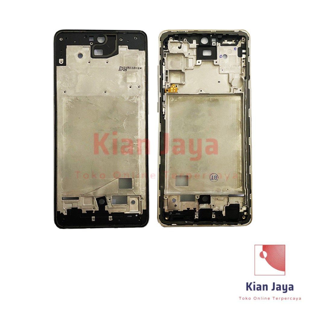 Middle Frame LCD Handphone Samsung Galaxy A72 Tulang Casing Tatakan Bezel Bazel Hp