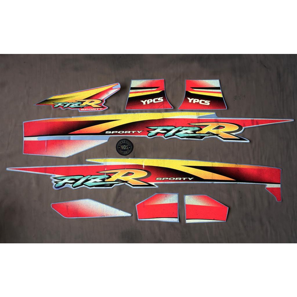 STRIPING STICKER STIKER LIST LIS LES BODY YAMAHA F1ZR F1Z R FIZR FIZ R DUAL DUO TONE LIMITED EDITION