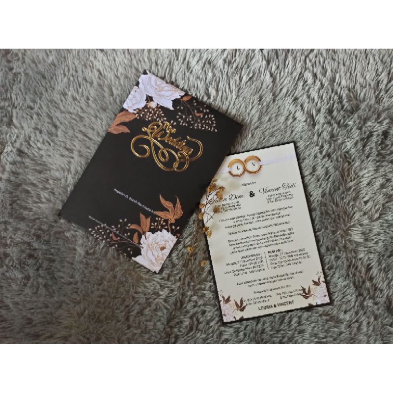 undangan hardcover cr14 / cr 13satuan min 15 pcs