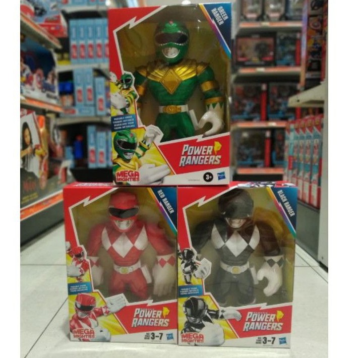 Sale mainan: Power Rangers Mega Mighties Red/Black/ Green rangers