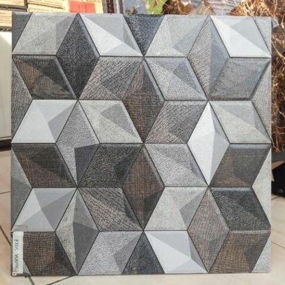 keramik lantai kasar garasi 40x40 motif hexagonal