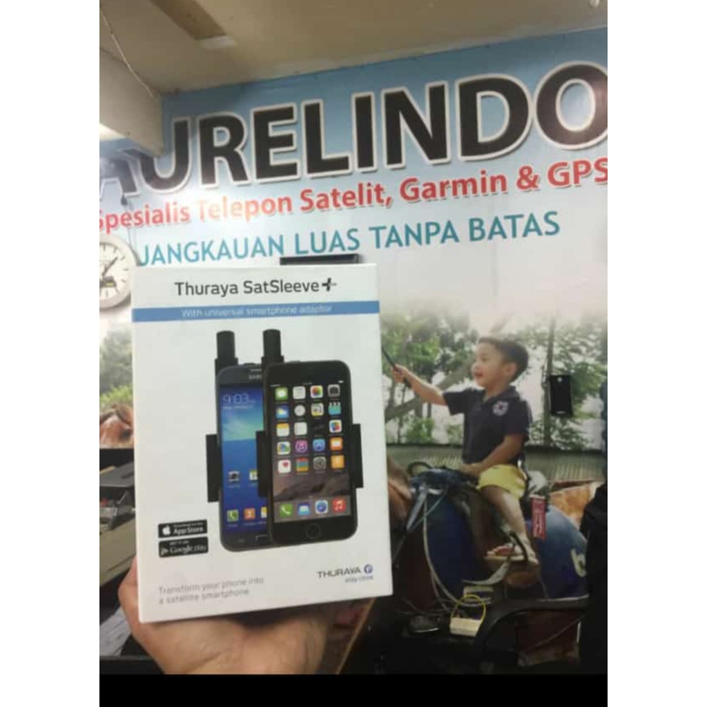 Satelit Thuraya SatSleeve Hotspot New For Smartphone Plus Perdana Pulsa