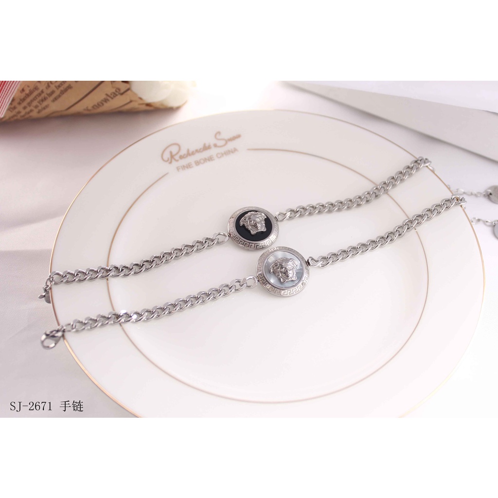 Gelang Titanium Permata Perhiasan Fashion 2671