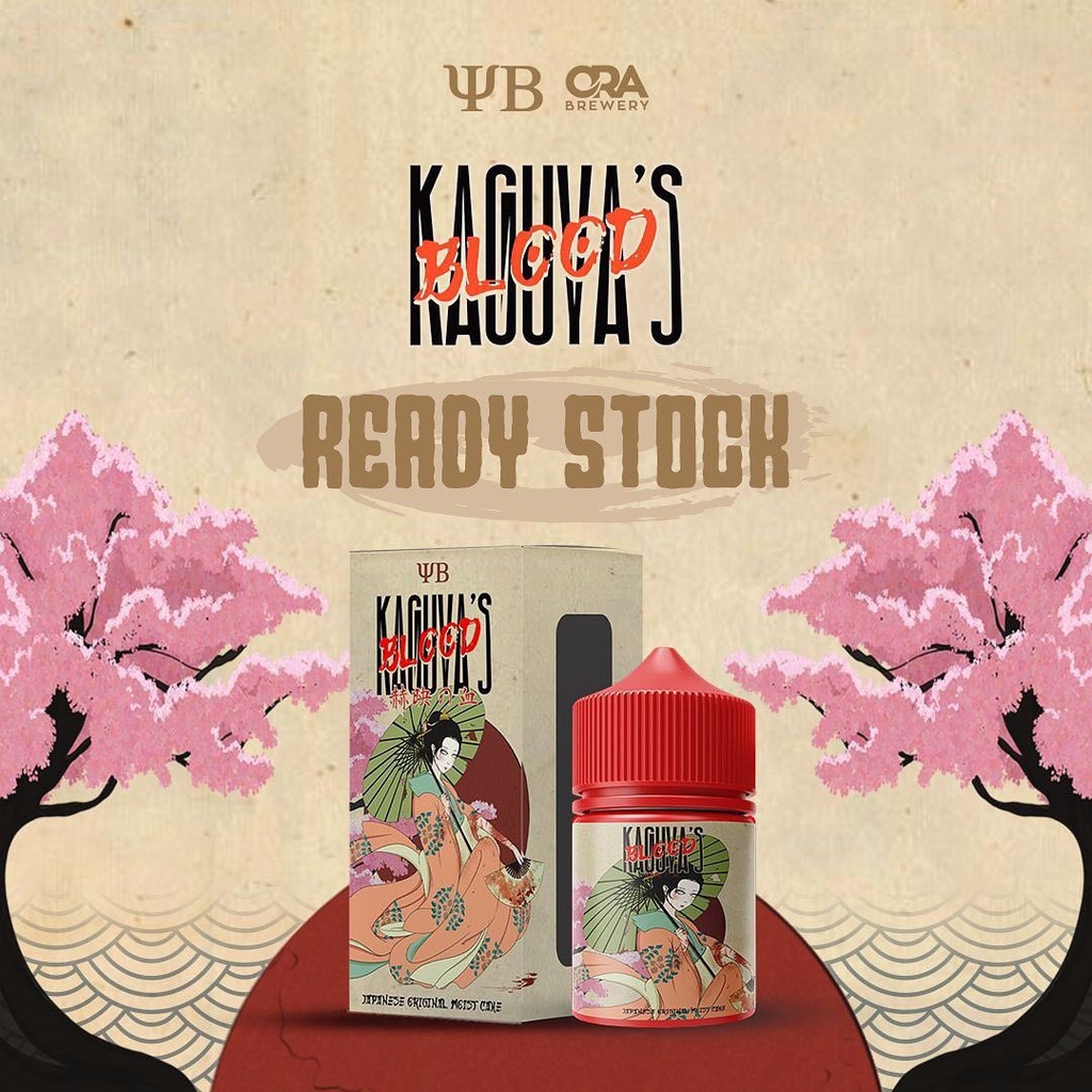 Liquid Kaguya's Blood 60ML by Reza Arap | Kaguya Blood by YB | Liquid Reza Arap