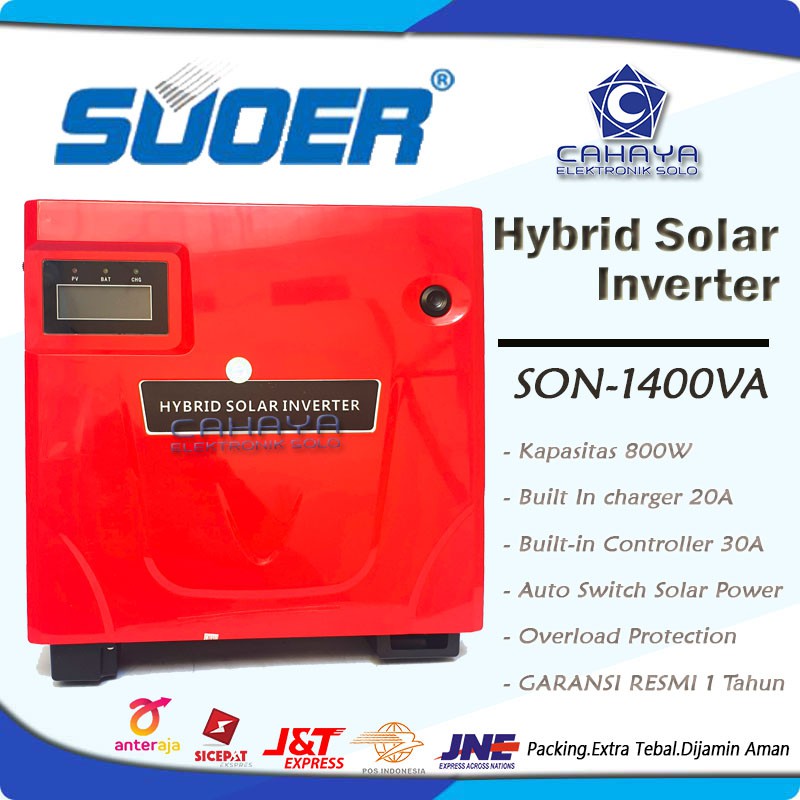 Hybrid Solar Inverter SUOER 800w 800 watt SON1400VA SON 1400 Charger