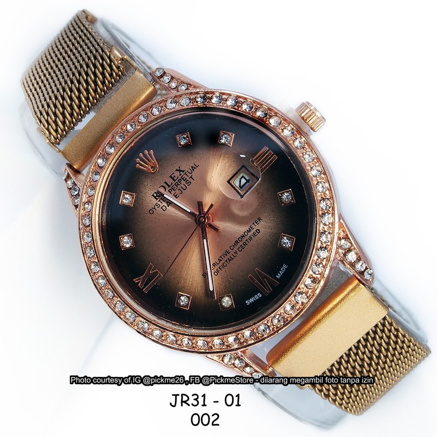 JAM TANGAN WANITA ROLEX JR31-01 5SERI