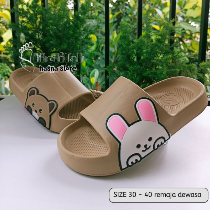 Sandal Slop Kelinci Beruang 386C/B