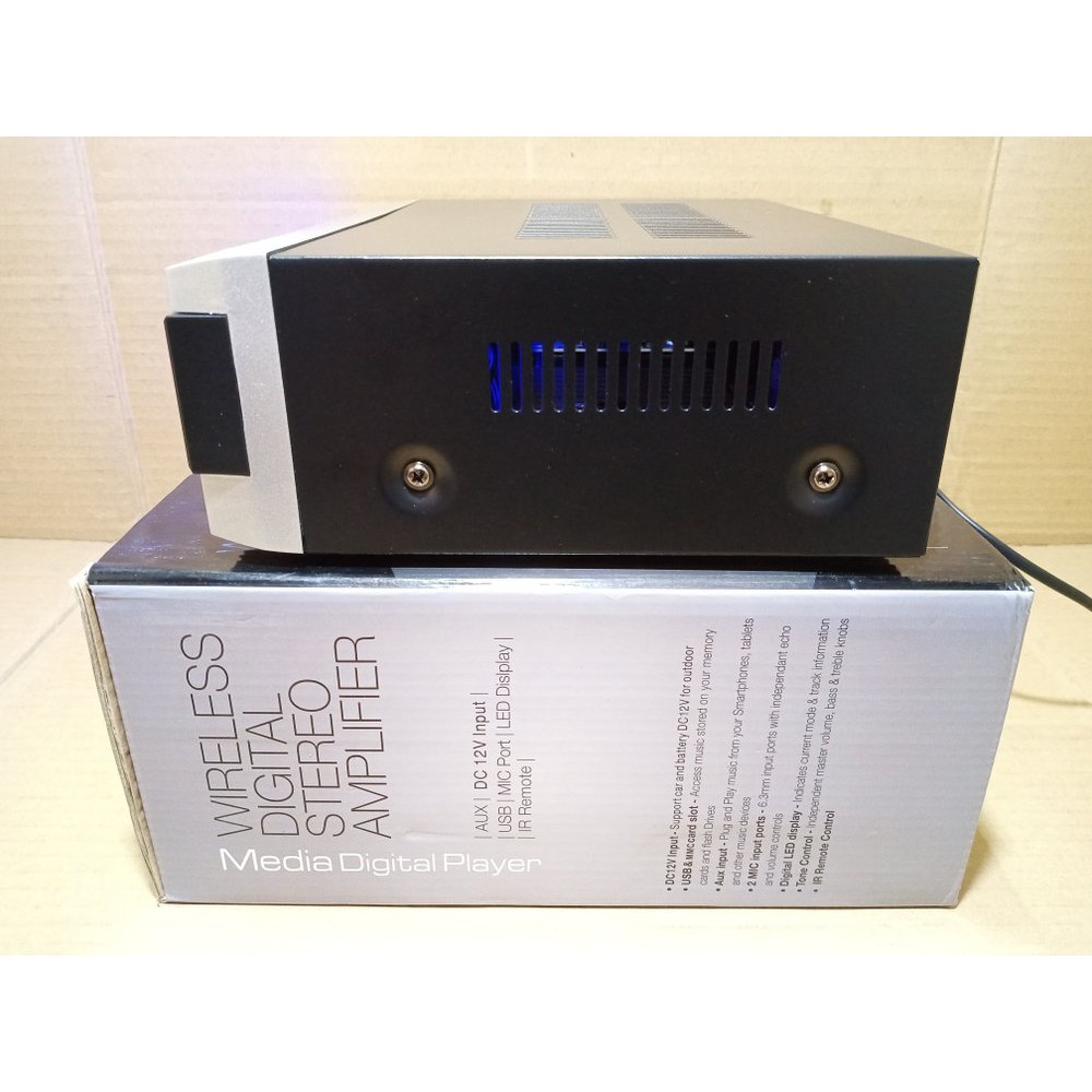 Ampli mini bluetooth crimson d34 amplifier kecil karaoke stereo d 34