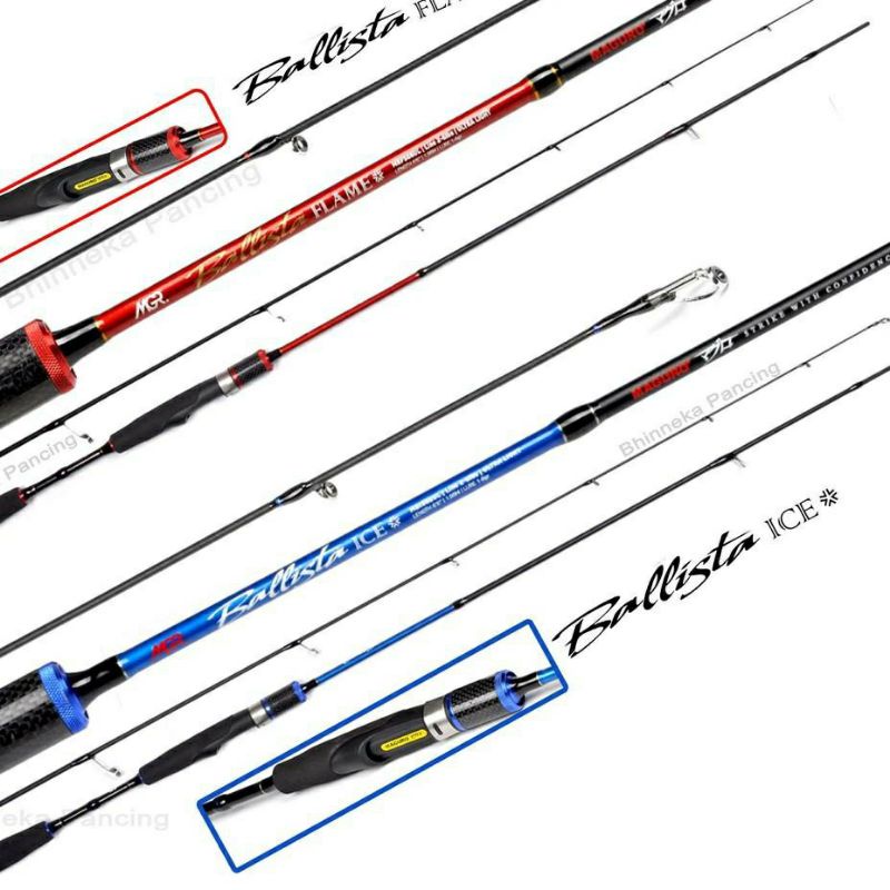 Joran UL Maguro Ballista FLAME 662UL 70UL| Ballista ICE 662UL 70UL | Alat Pancing Murah | Kuat
