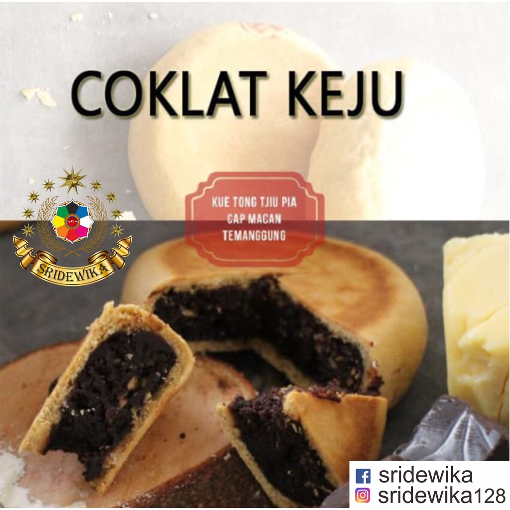 

moon cake cap macan asli - coklat keju