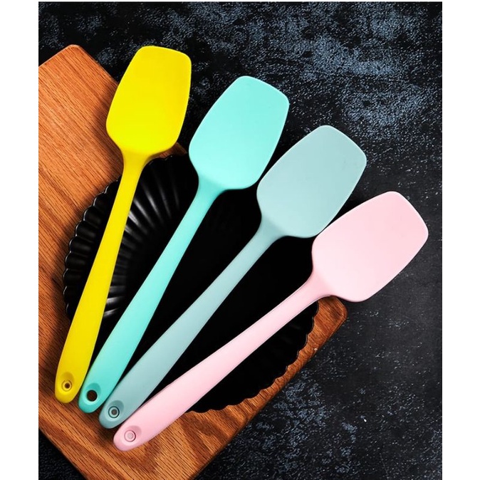 SPATULA SILICONE SENDOK BESAR FOOD GRADE TAHAN PANAS SENDOK SILIKON