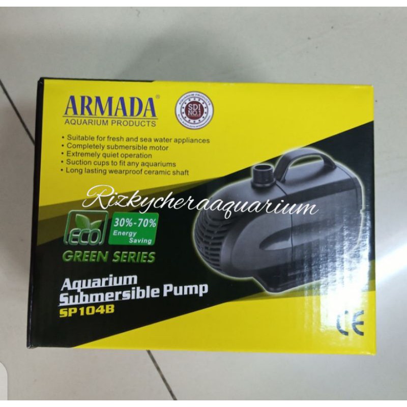 aquarium Submersible Pump Armada SP104B 22W Fmax 2500L/H Hmax 2.5m