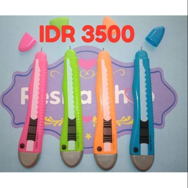 

Pulpen Unik Bentuk Cutter/ Mainan (Rp 3.500)