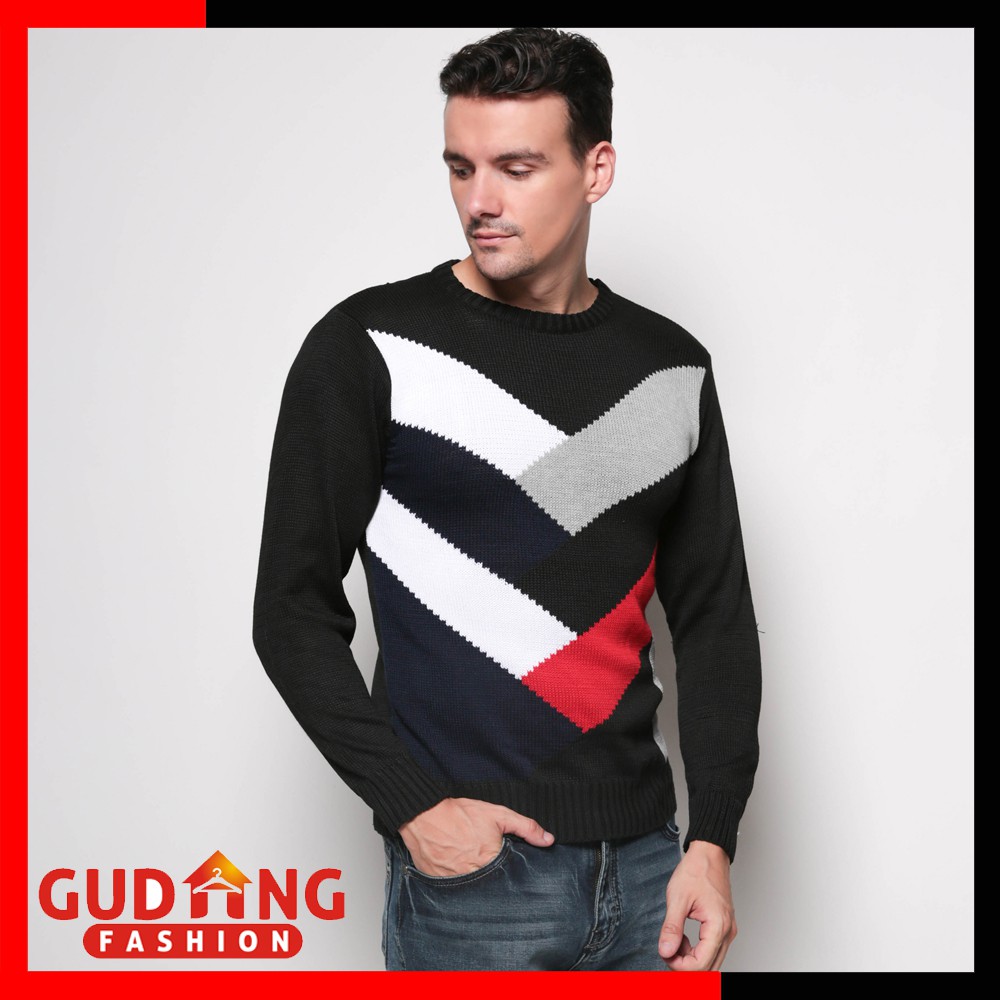 Sweater Rajut Pria Kasual Terbaru SWE 659