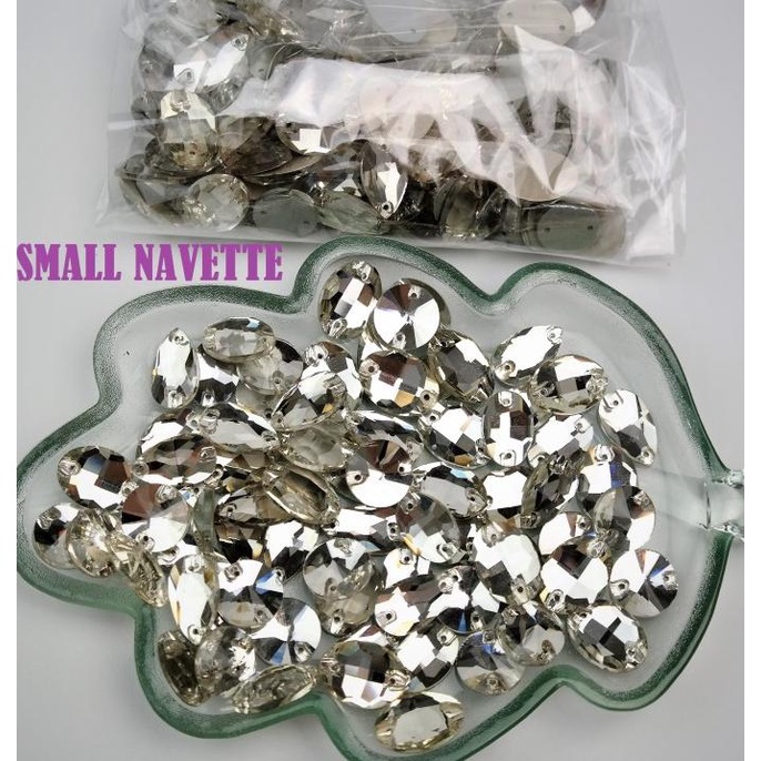 Sew On Swarovski Crystal Payet Kristal Jahit Gaun