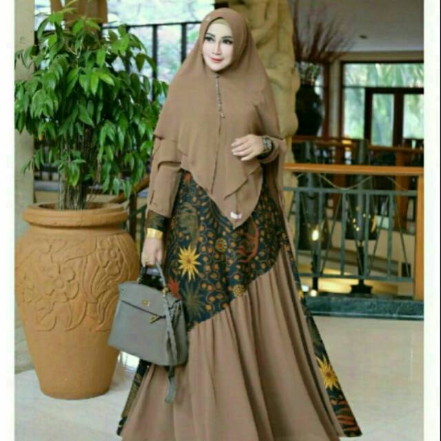Gamis batik soganan
