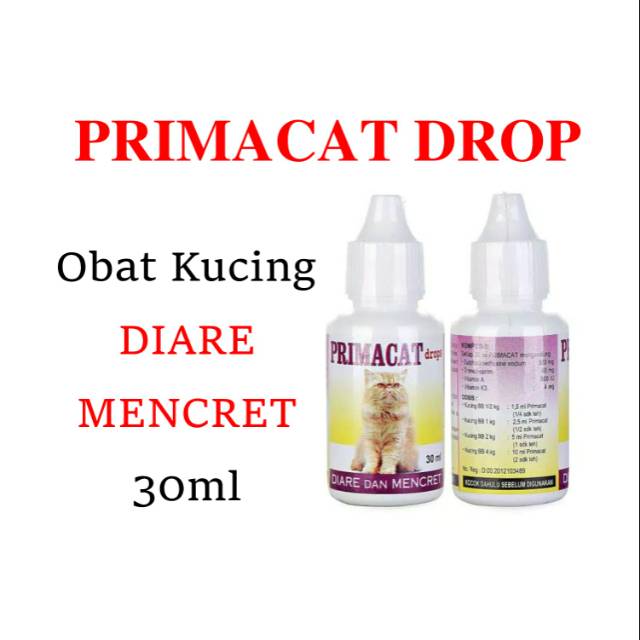 Jual Primacat Drop 30ml Obat Diare Mencret Kucing Cat Kitten Prima Cat