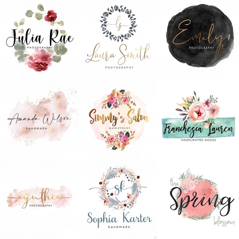 ARABELLA CANTIK LOGO E | JASA BIKIN DESIGN LOGO ONLINE SHOP LOGO BISNIS TERMURAH