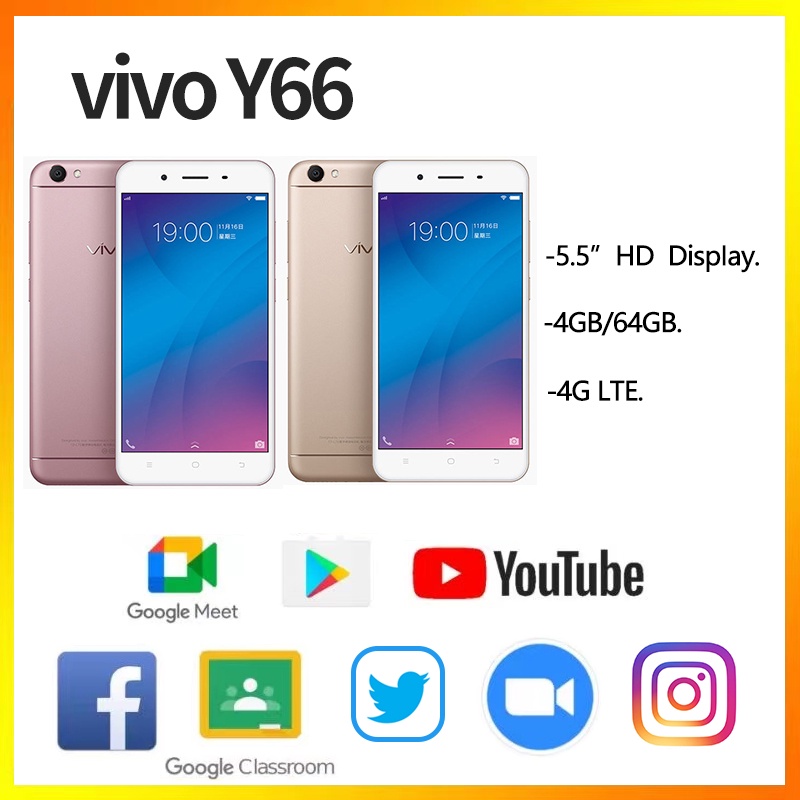 hp VIVO Y66 ram 4/6GB &amp; 3/32GB  Andoroid smartphone murah handphone 100% garansi