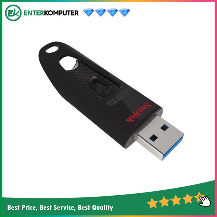 Flashdisk Sandisk Ultra CZ48 128GB USB 3-0