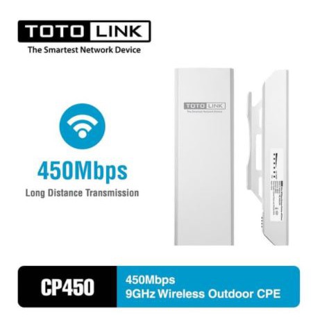 TOTOLINK CP450 P2P 5GHZ HIGH SUPER POWER LONG RANGE 8KM 450Mbps