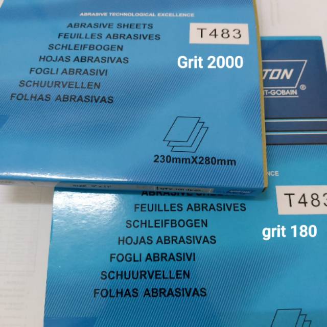 Amplas duco NORTON lembaran