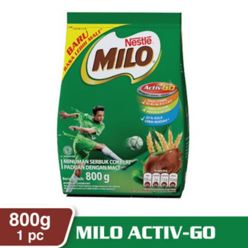 

Milo Activ-Go 790gr / Susu Milo Bubuk