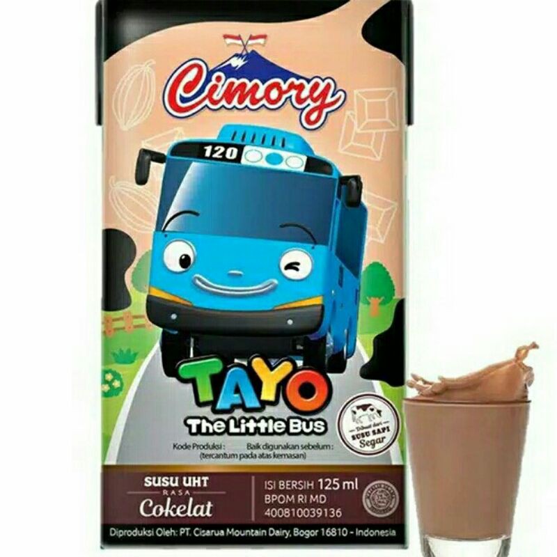 

CIMORY SUSU UHT TAYO 125ml RASA COKELAT/KOTAK