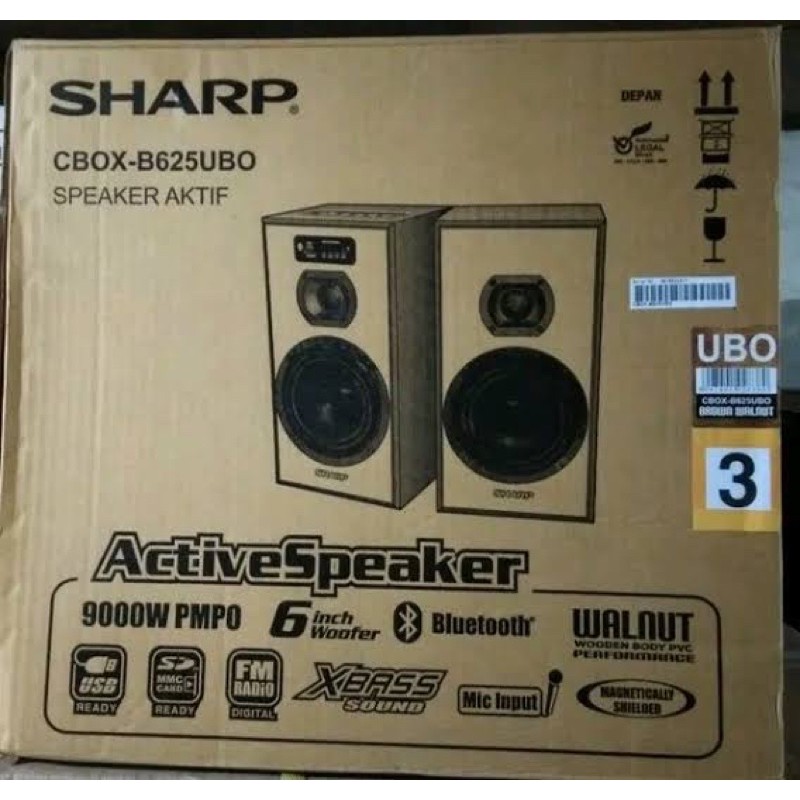 Sharp active speaker CBOX-B625UBO