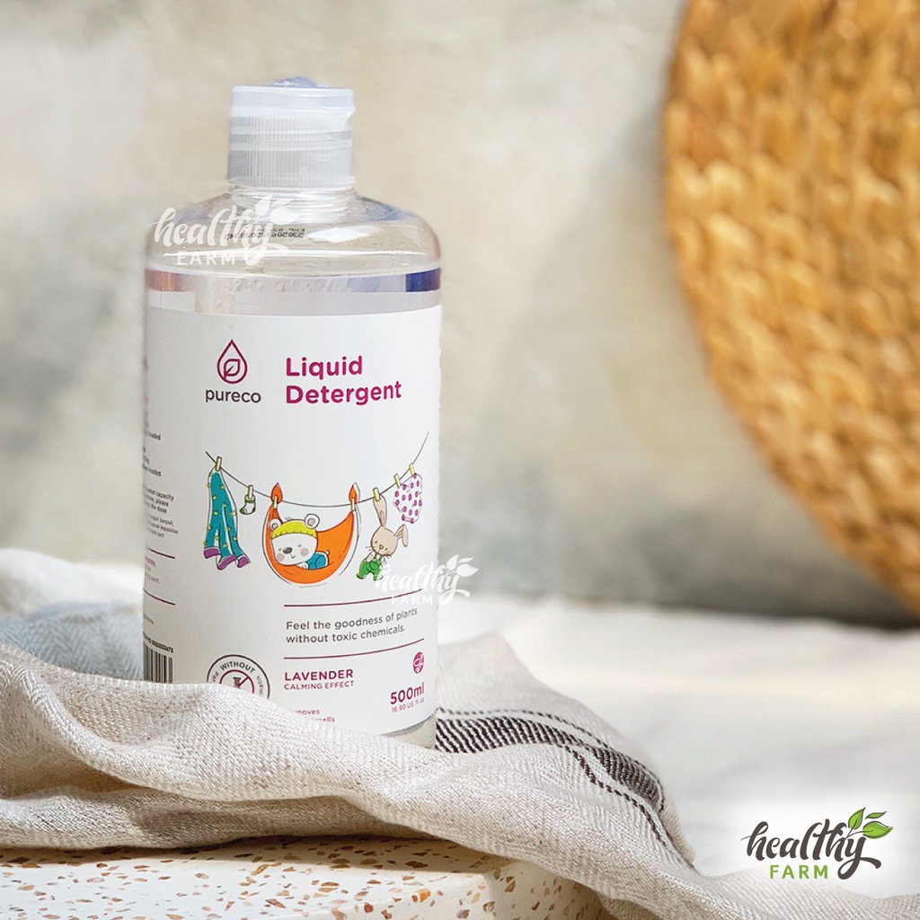 Pureco Liquid Laundry Detergent / Sabun Cuci Baju Bayi Anak 500ml