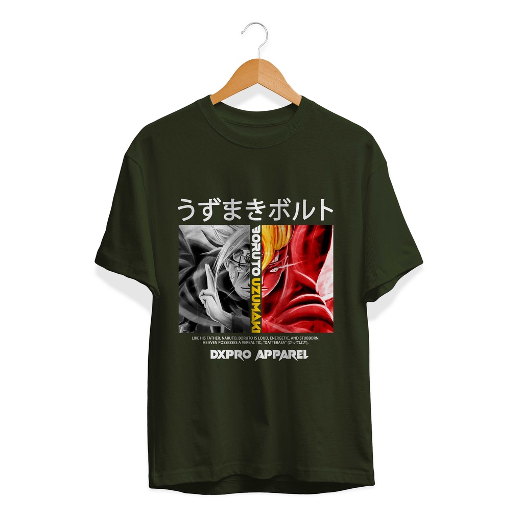 NEW KAOS T-SHIRT BORUTO UZUMAKI  ANIME NARUTO SHIPPUDEN PREMIUM