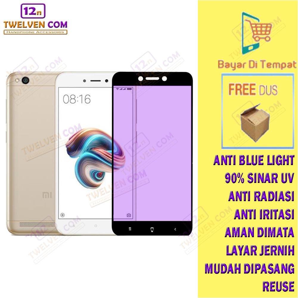 [FLASH SALE] ANTI BLUE LIGHT TEMPERED GLASS Xiaomi Redmi 5a