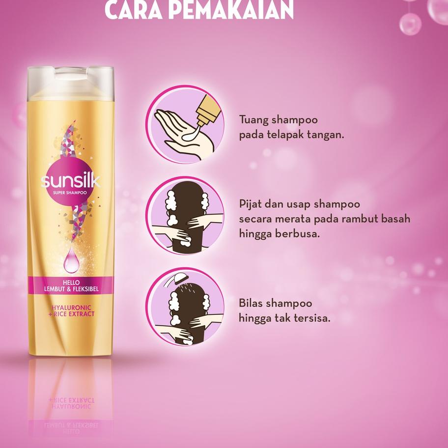 ➥ Sunsilk Super Shampoo Hello Lembut 300ml ✪