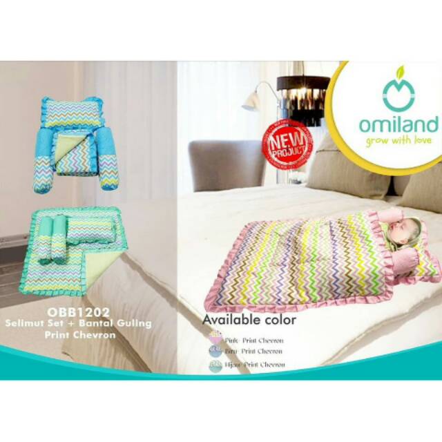 Selimut Set Bantal dan Guling Merk Omiland