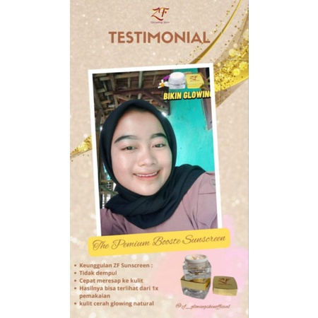 sunscreen zf  glowing skin original