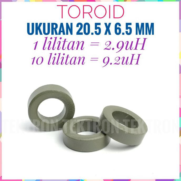 

Toroid Ferit 20.5x6.5mm Ferrite Core Ring 2cm 20.5mm tektron22