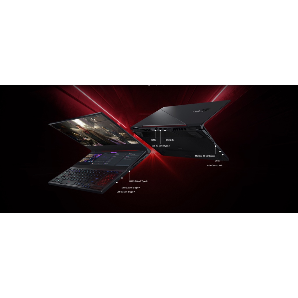 Laptop ASUS ROG Zephyrus Duo RTX 3080/ RTX 3070 Ryzen 9 5900HX 32GB DDR4