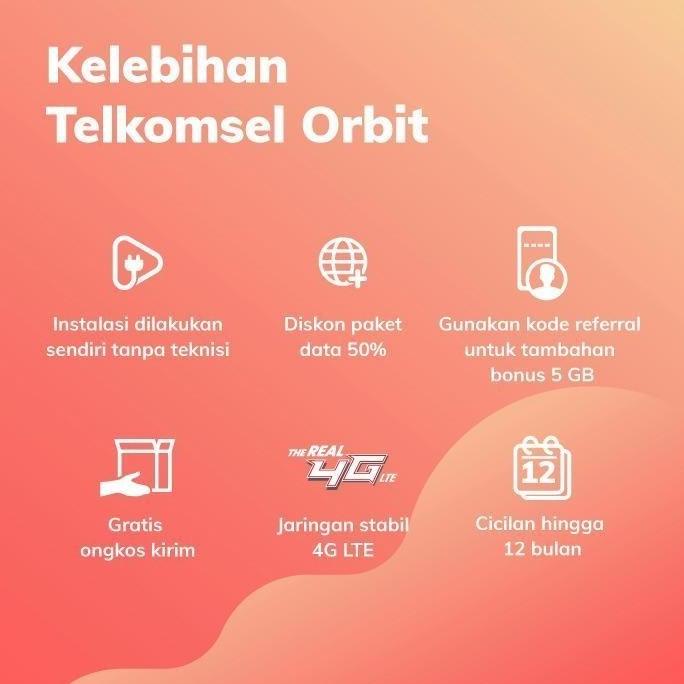 Huawei B312 Modem Wifi Home Router 4G Telkomsel Orbit Star 2